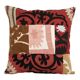 Vintage embroidered cushion cover 46x46 cm