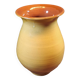Vintage mustard yellow stoneware vase