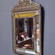 Beaded Mirror in Repoussé Brass, Louis XV style – 2nd part of the 19th century