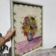 Oil painting on canvas, bouquet of flowers