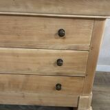 Louis Philipe 4-drawer chest of drawers, airbrushed