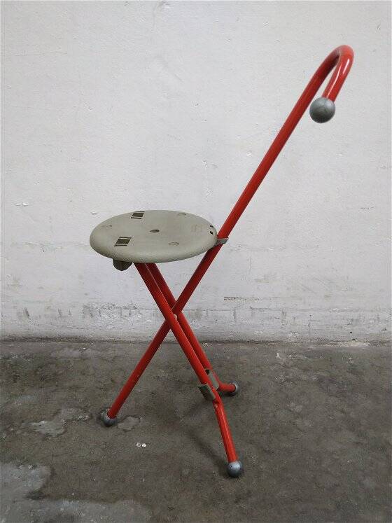 Sandrigarden Stool / Walking Stick ''Ulisse'' Designed by Ivan Loss.