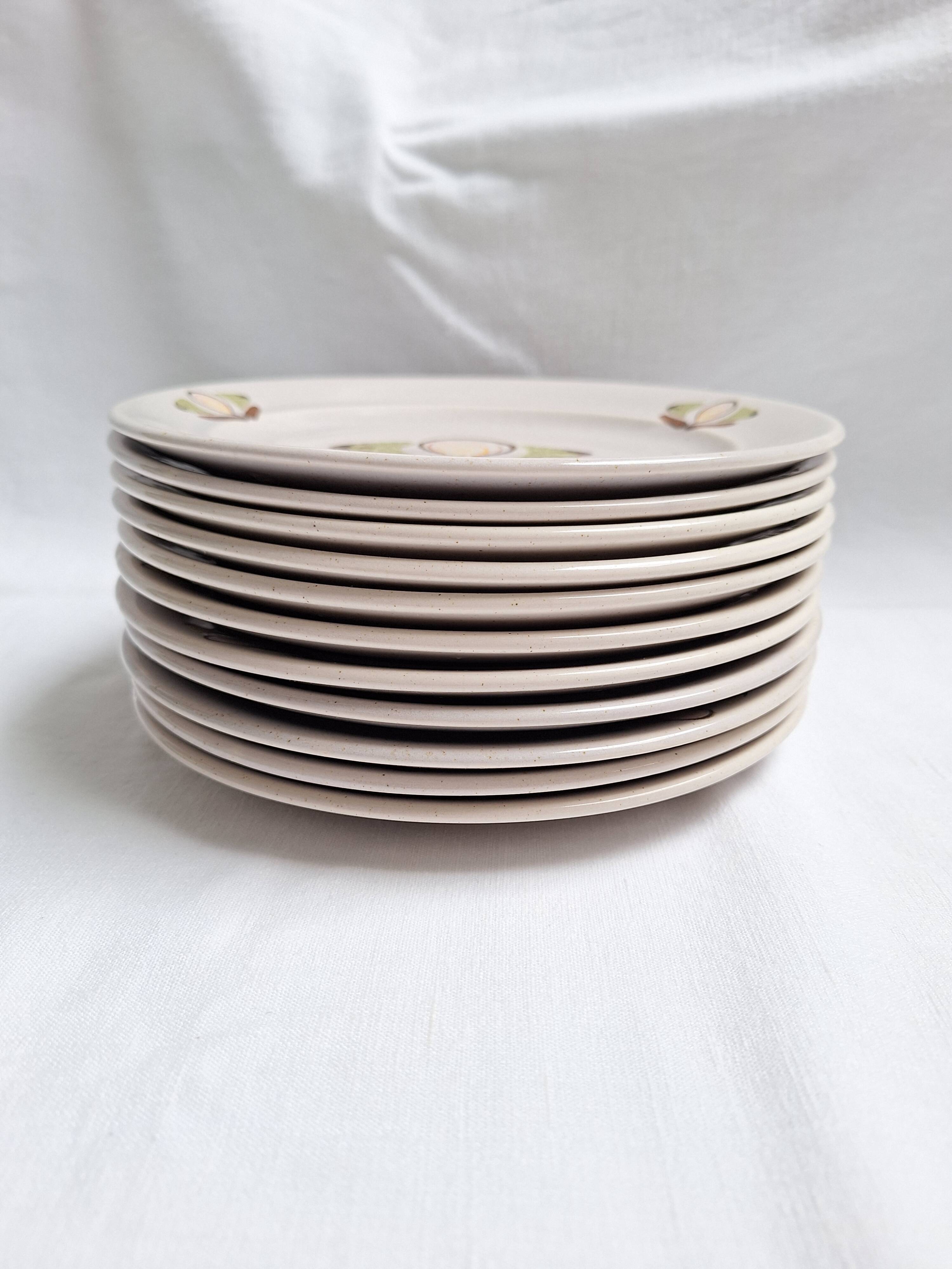 St Amand dessert plates 1970