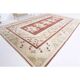 Vintage Turkish Hand-Knotted Wool Cotton Red Area Rug 202x301
