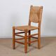 Set of 6 chairs, model Bauche no. 19, by Charlotte Perriand, 1950