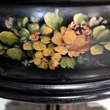 Napoleon III planter in blackened wood and gilded decorations, XIXth century