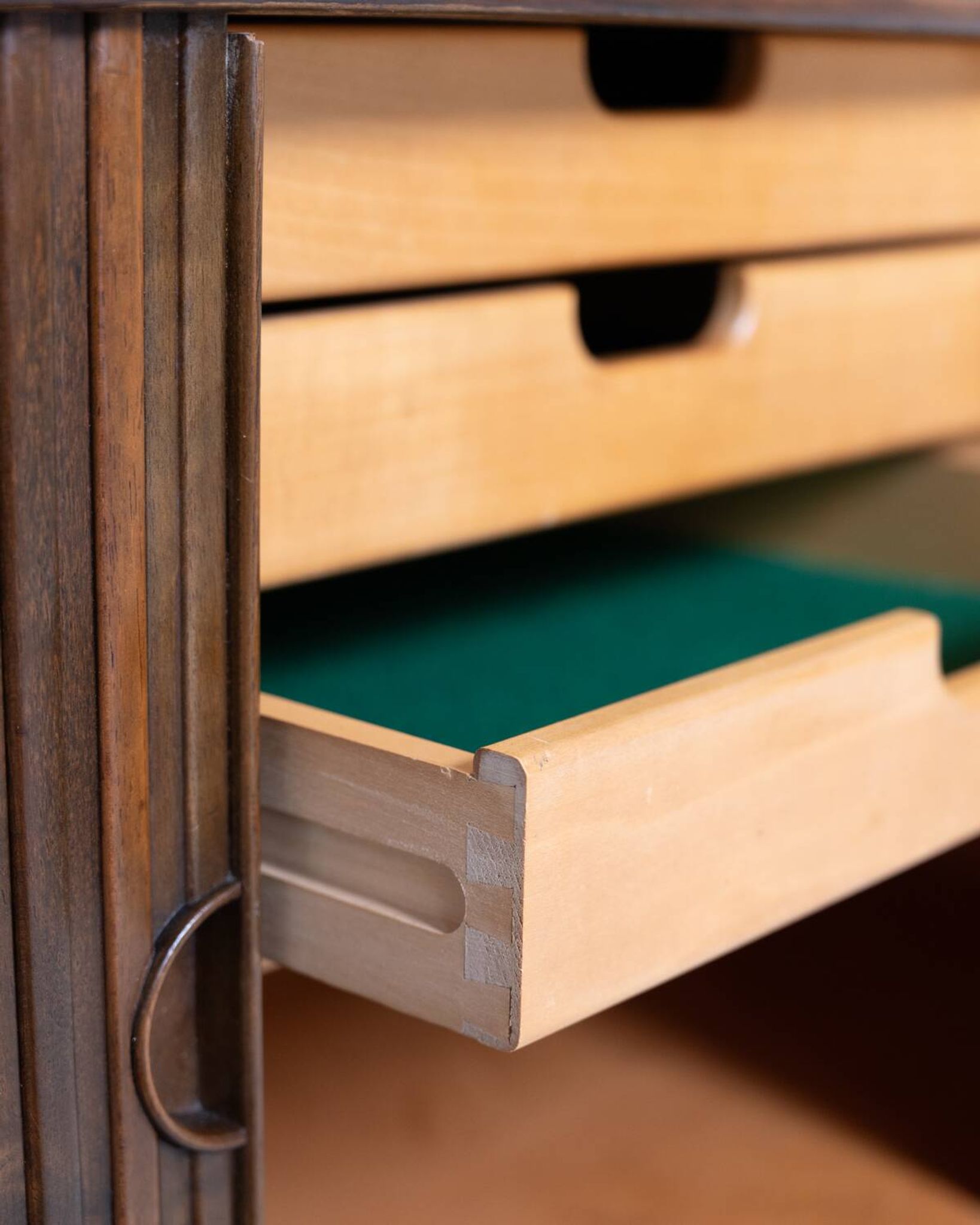 Walnut sideboard by Kurt Olsen for Andersen & Bohm, Denmark, 1950s