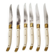 6 high-end Laguiole steak knives with ABS handles