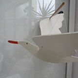 mobile mouette en bois  96 cm