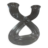 Double Crystal Valve Candle Holder