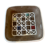 Ashtray Swedish design ceramic glazed facit vintage