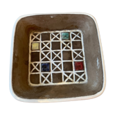 Ashtray Swedish design ceramic glazed facit vintage