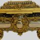 Jewelry box in gilded bronze with two patinas 20th century