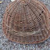 Pair of wicker armchairs