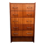 Chest of drawers mahogany veneer 60s