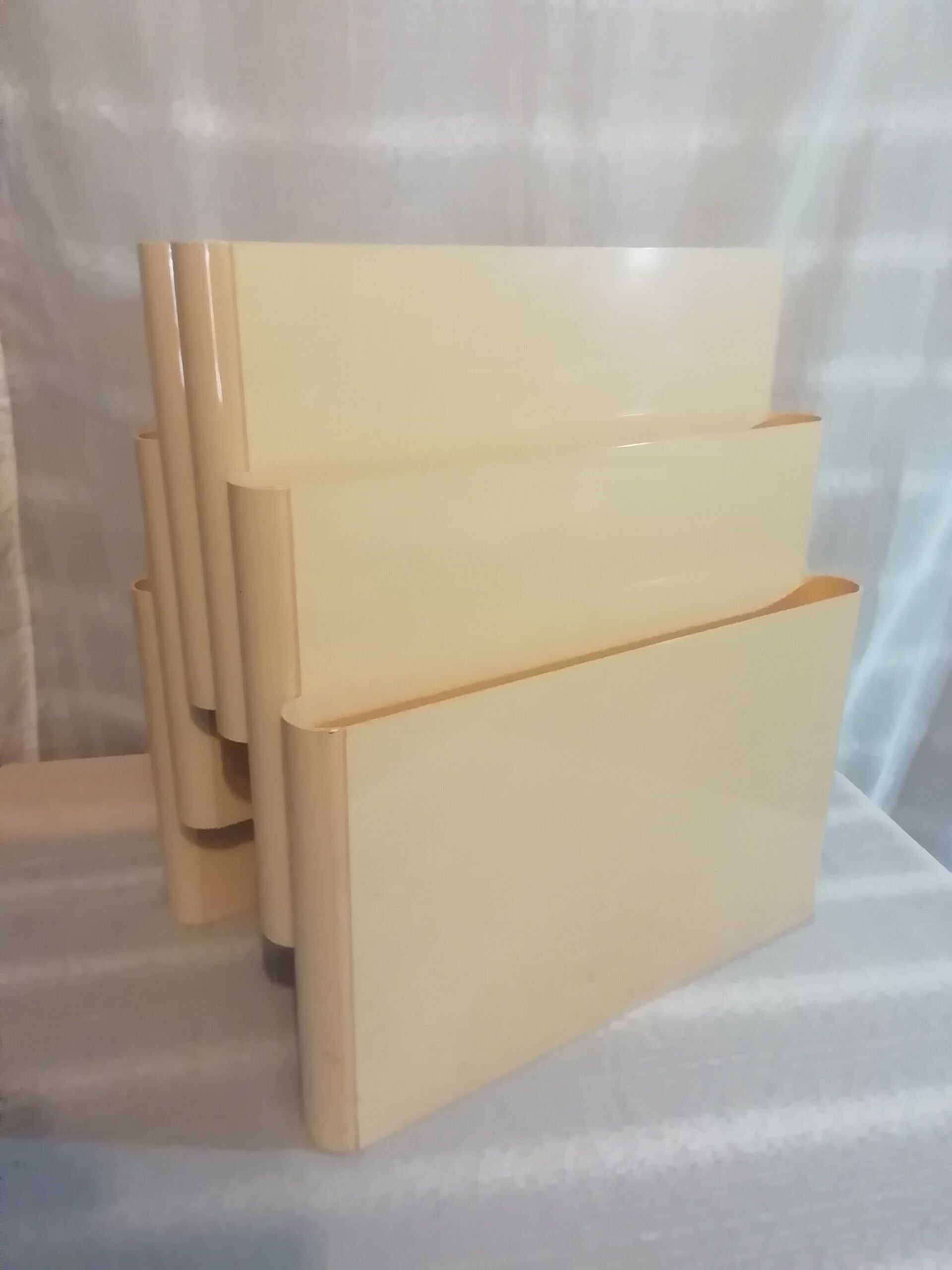 Vintage plexi newspaper holder