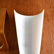 Applique murale Louis Kalff NX 41 opaline teck