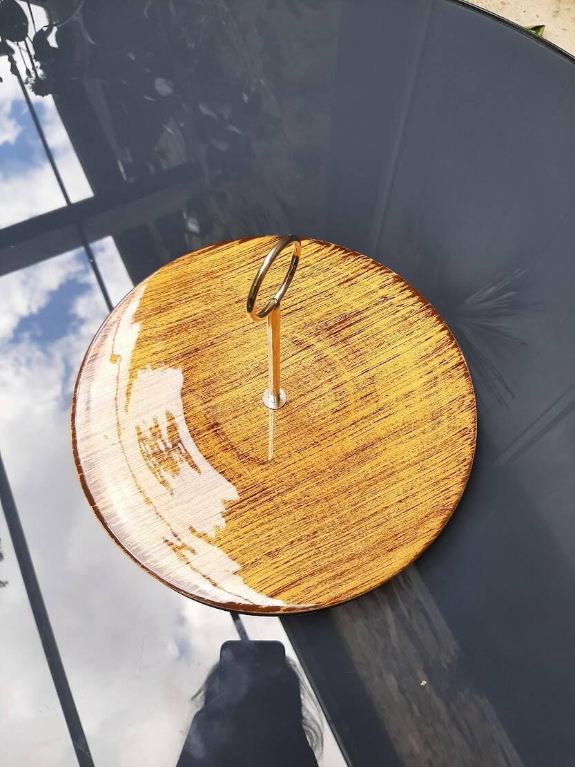 Old Salins France cheese tray, Duras model, 1960