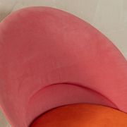 Unique Cone Chairs by Verner Panton for Gebrüder Nehl, set of 2, pink and orange