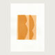 Monotype painting on paper - illustration Abstract Monotype painting on paper -M101 signed Eawy