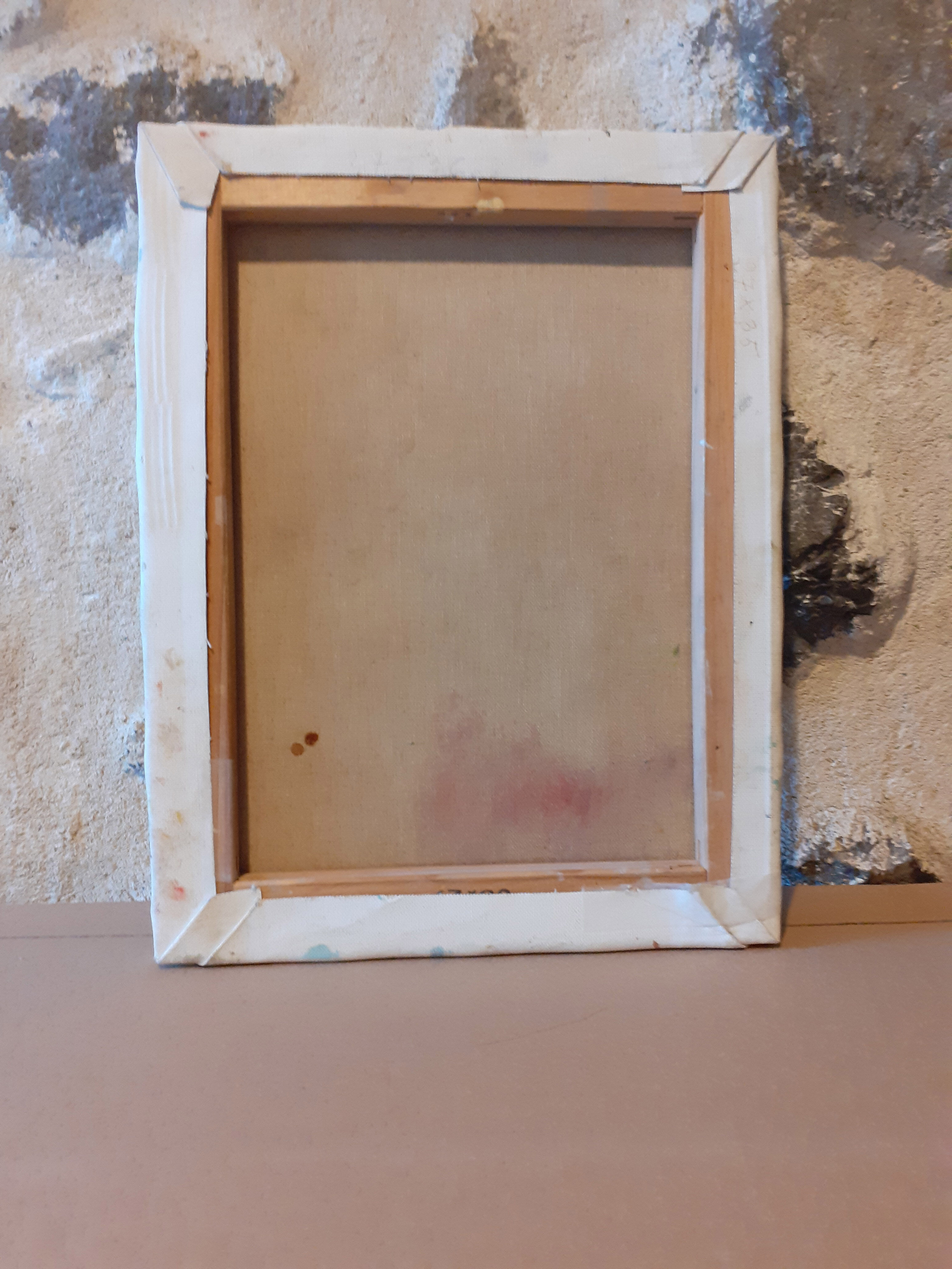 Landscape with olive trees