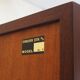 Mahogany bookcase, Danish design, 1970s, manufacture: Omann Jun