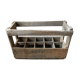 Porte bouteille vintage caisse en bois casier à bouteilles en bois de 10 emplacements