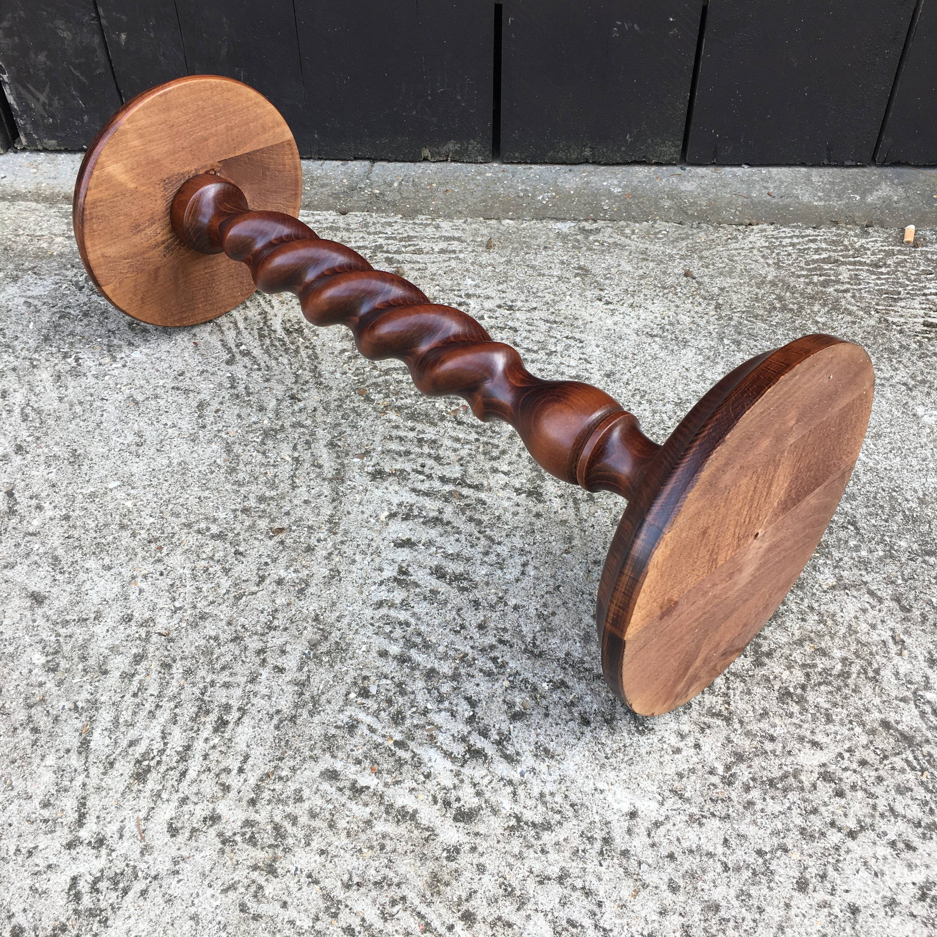 Turned wooden harness