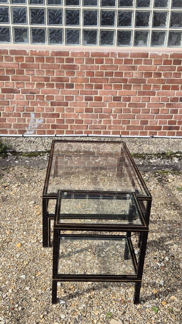 Table basse et bout de canapé Pierre Vandel 1970