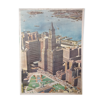 Rossignol school poster, 48 Grattes Ciel 47. Nomadic pastoral camp
