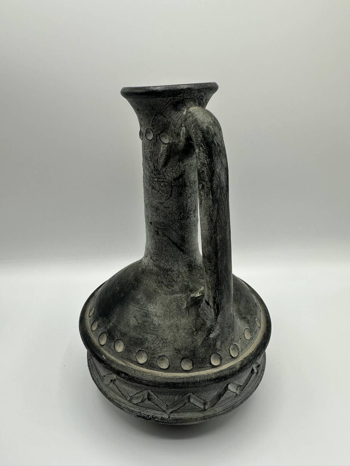 Vintage Parthenon vase Spain – brutalist ceramic – model 74 – piece