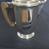 Boulenger coffee and tea service in silver metal