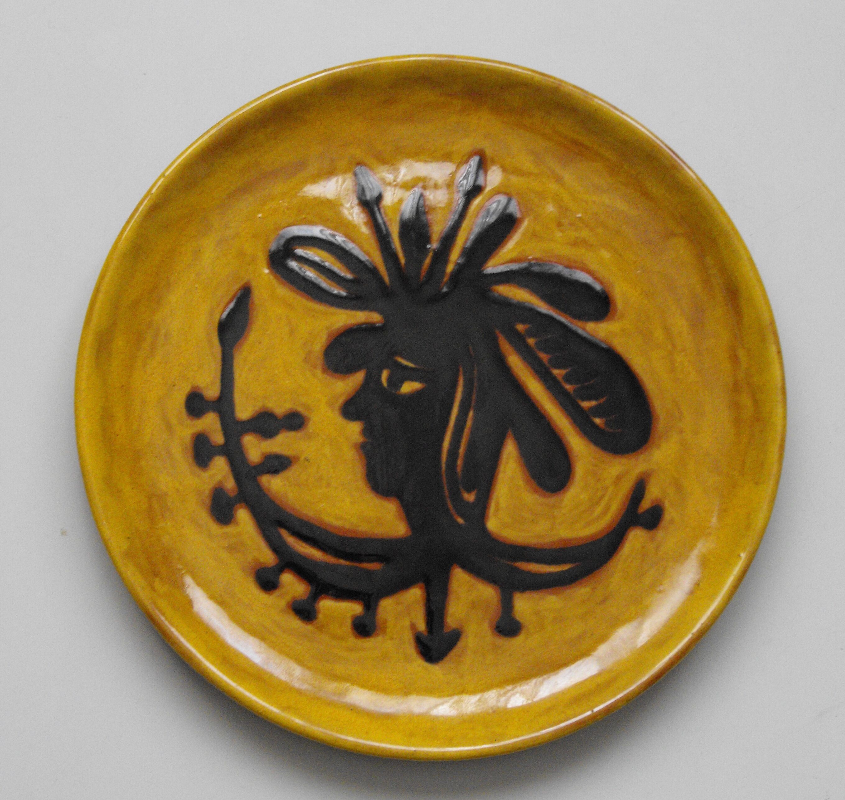 Assiette Jean Lurcat des années 60 Sant Vicent