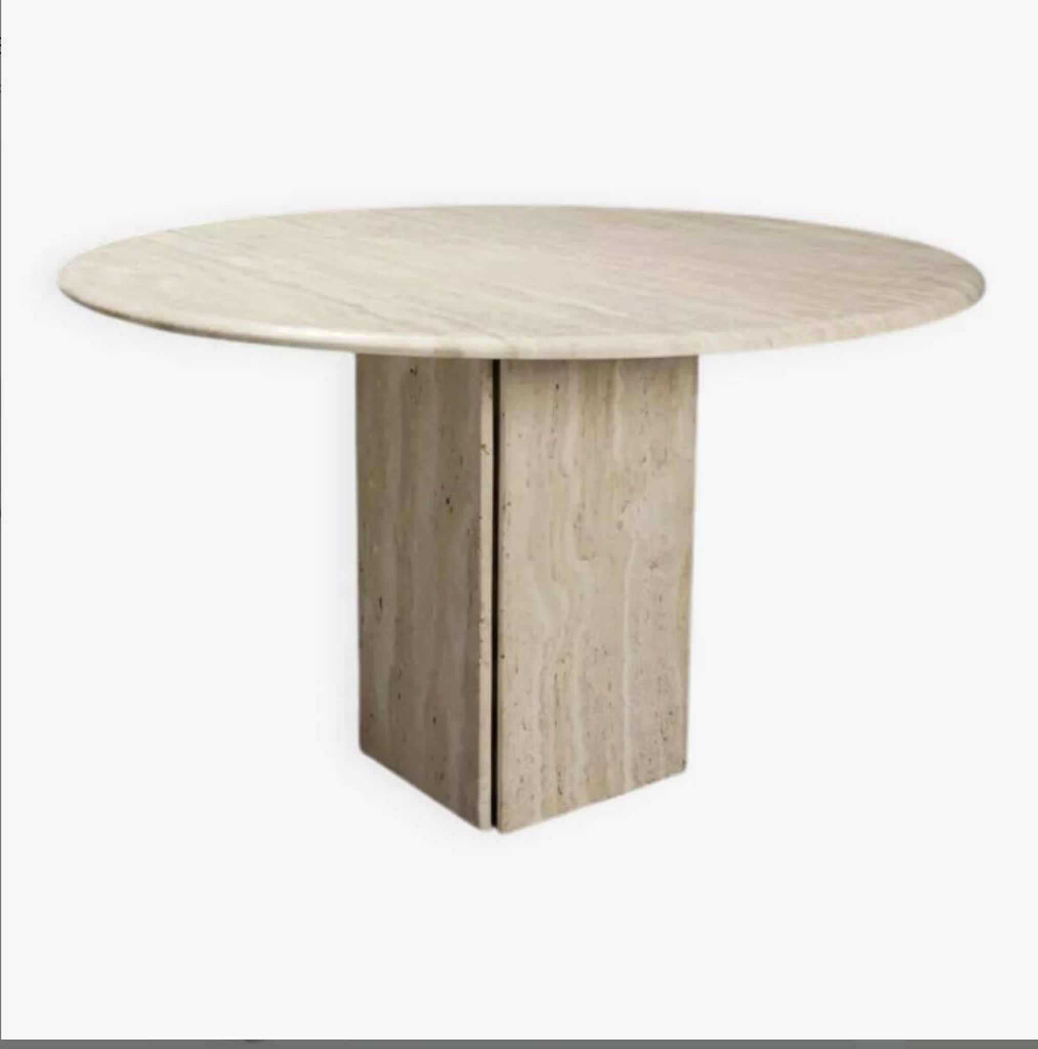 Round dining table by Claude Berraldacci. 1990s. France.