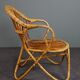 Fauteuil en rotin Design Hollandais, 1950