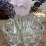 Pique fleurs en verre