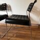Set of 4 Black Omstak Chairs by Rodney Kinsman for Bieffeplast