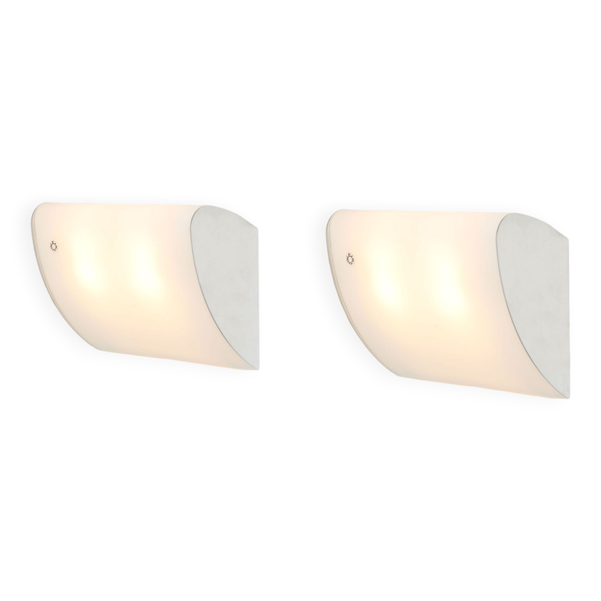 Pair of wall lamps by Leucos Italy 1990s