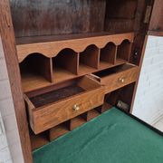 Armoire murale, bon état d'origine, bois de chêne, années 50, design scandinave