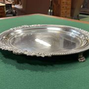 1930s English Silver Plated Tray