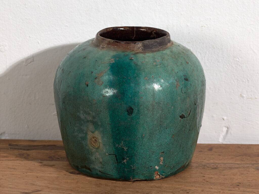 Ancient emerald green vase (c.1820) #13