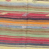 Turkish kilim rug,242x160 cm,myk-1575.