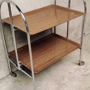 Table roulante et pliable années 70