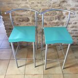 Pair of vintage stools hi glob by Philippe Starck, Kartell