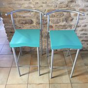 Pair of vintage stools hi glob by Philippe Starck, Kartell