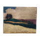 Landscape in vintage oil