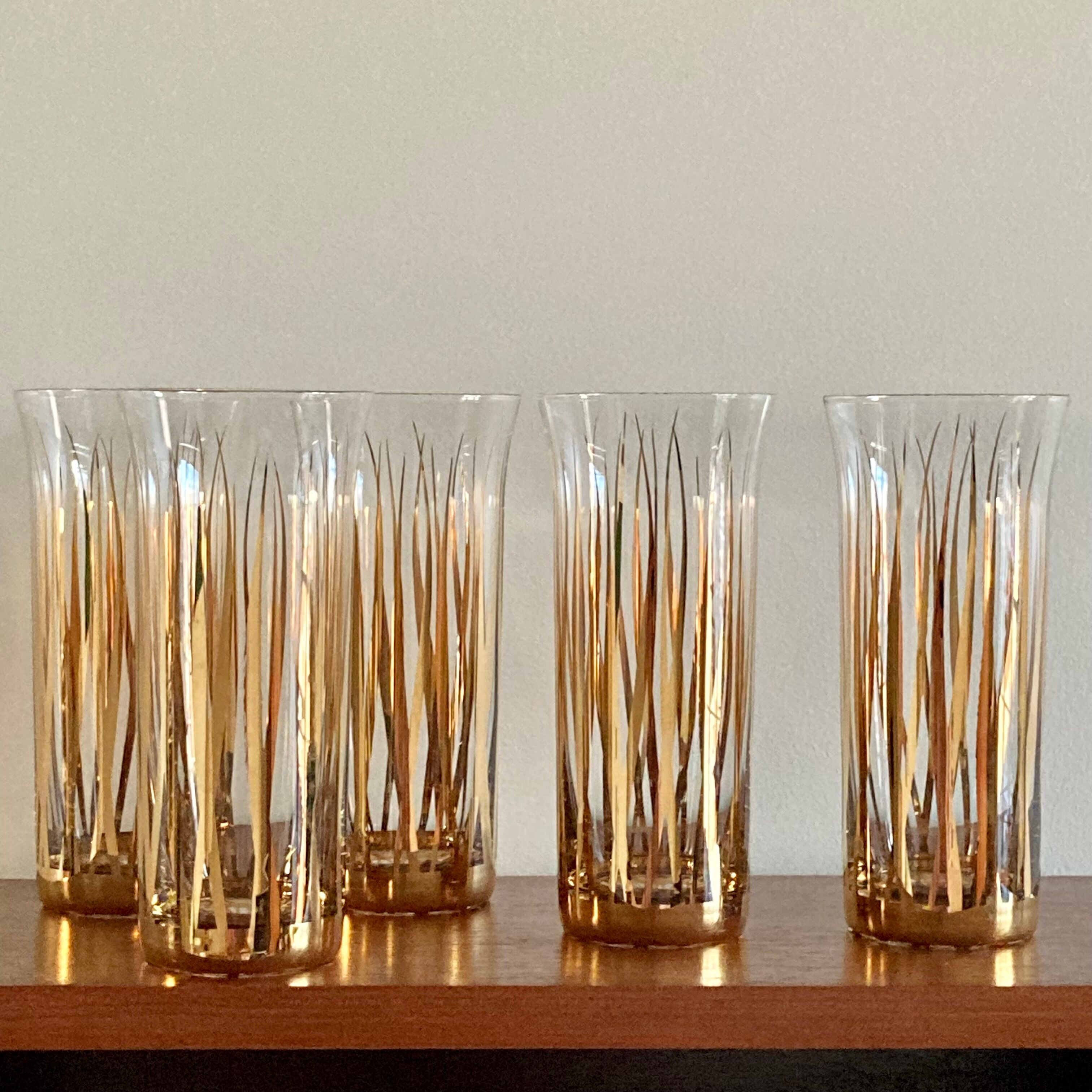 Service orangeade demi cristal or