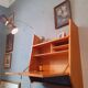 Wall-mounted oak desk from the 1950s.