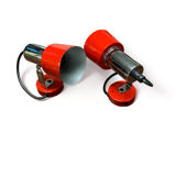 Pair of red spotlights from the 70s