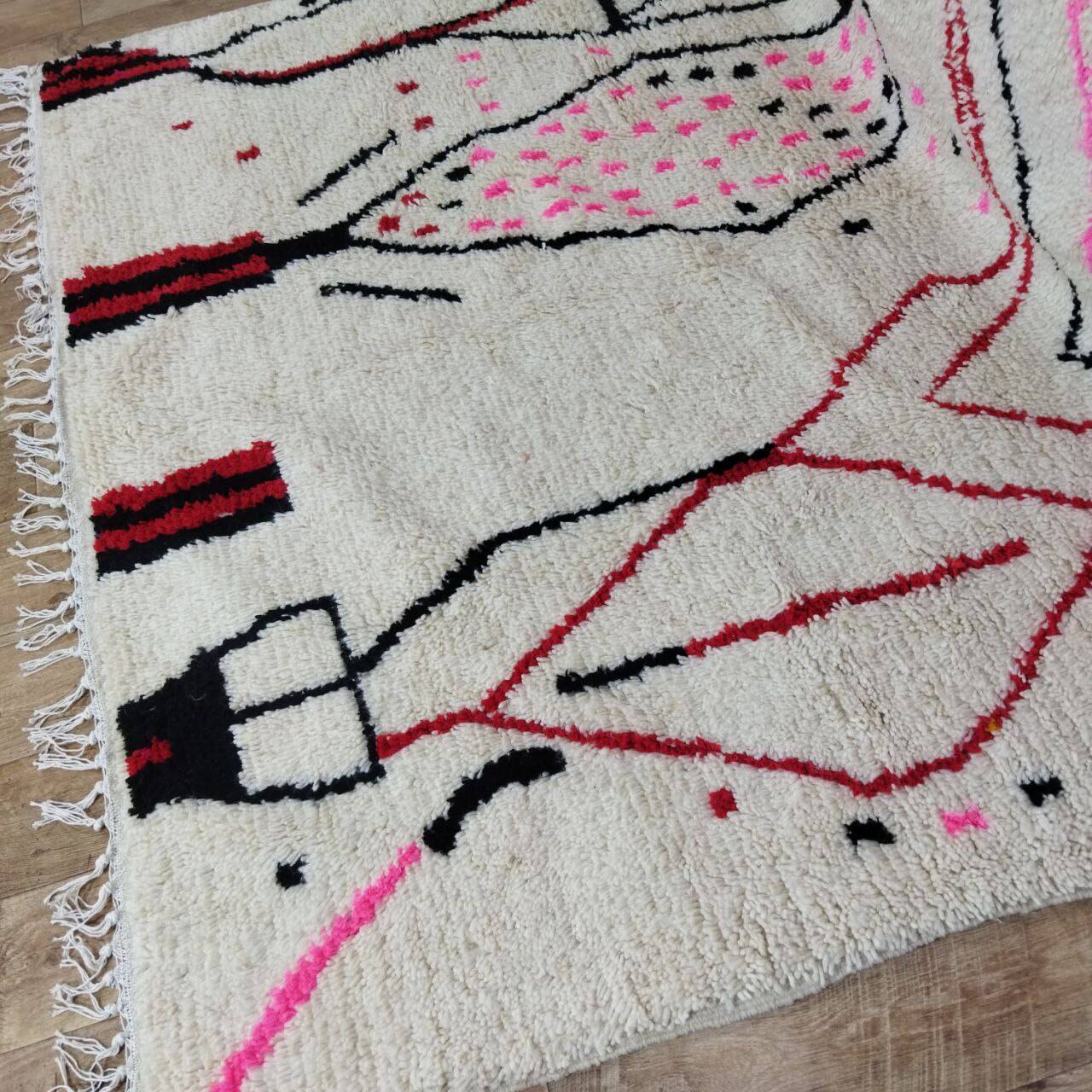 Handmade Moroccan Berber rug 310 X 194 CM
